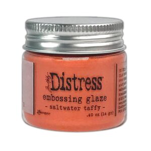 Ranger Distress Emboss Glaze Saltwater Taffy