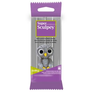 Super Sculpey - Grey, 1 Lb (454 G)