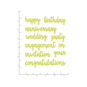 Kaisercraft Decorative Die Occasions Pack