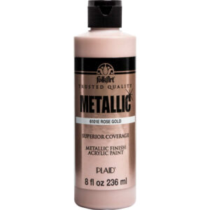 Rose Gold Metallic Folkart 8oz
