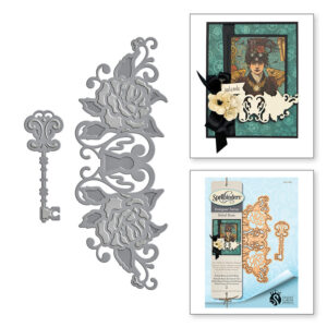 Spellbinders Rebel Rose Lock & Key
