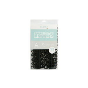 We R Memory Keepers Letter Board 1" Black (188pcs)