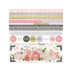 Kaisercraft Cottage Rose Sticker Sheet
