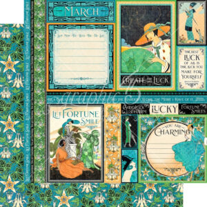Graphic 45 March 12x12 Paper Packs Of 5 Sheets