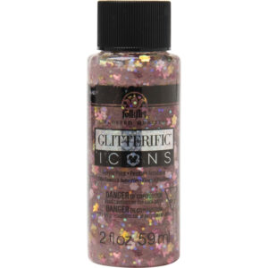Flowers & Butterflies Folkart Glitterific Icons - 2 Oz