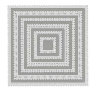 Scallop Edge Stitched Mats Sweet Dixie Cutting Die