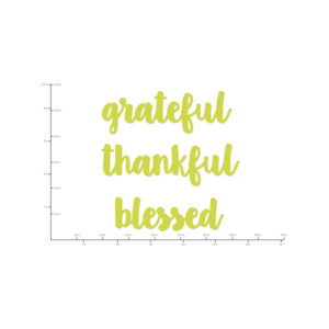 Kaisercraft Decorative Die Grateful