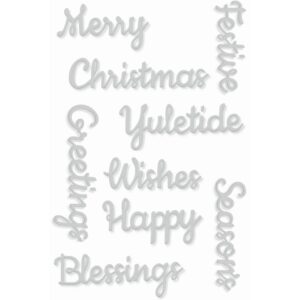 Christmas Greetings Sweet Dixie Cutting Die