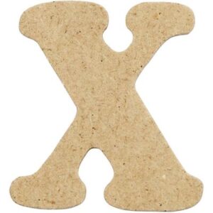 Creativ Letter X - 4cm Pack Of 10