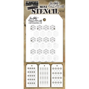 Art Gone Wild Mini Stencil Set 45 (3 Ea.)stencils