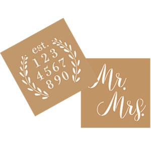 DecoArt Mr. & Mrs.