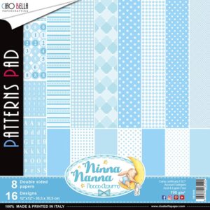 Ciao Bella 12"x12" Patterns Pad Ninna Nanna Boy
