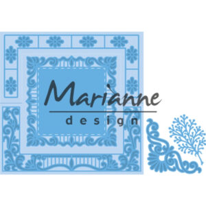 Marianne Design Anja's Lacy Folding Die: Square