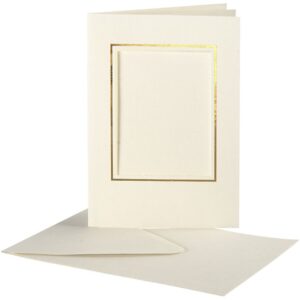Creativ Window Card 10.5x15cm X10 Off White