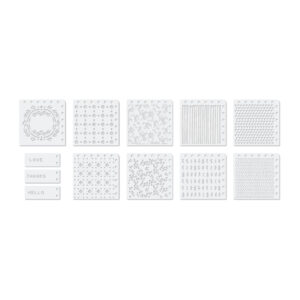 Precision Stencils (12 Piece) Precision Press Advanced