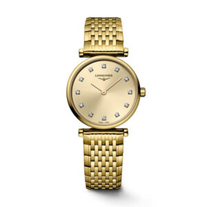 LONGINES La Grande Classique Champagne Diamond Bracelet Watch L4.209.2.37.8