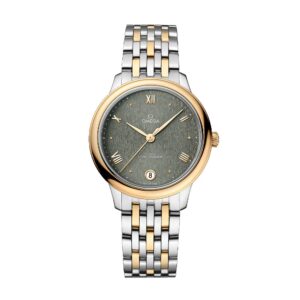 OMEGA De Ville Prestige 34mm Steel and Yellow Green Dial 43420342010001