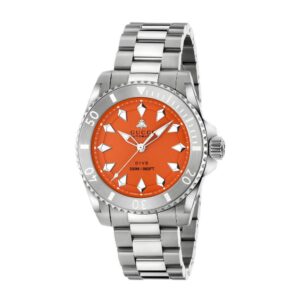 Gucci Dive 40mm Orange Dial Bracelet Watch YA136355