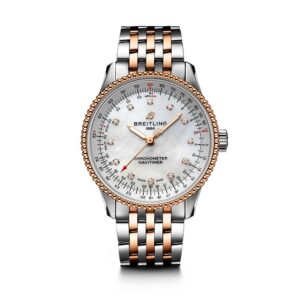 Breitling Navitimer Automatic 35 Steel & Gold Mother Of Pearl U17395211A1U1