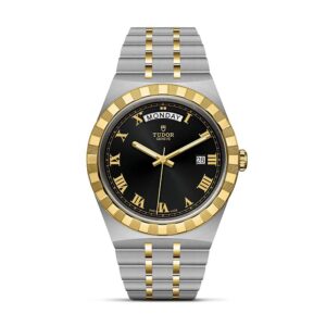 TUDOR Royal Steel and Yellow 41mm Black Dial M28603-0003