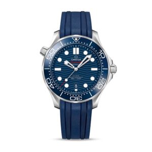 OMEGA Seamaster Diver 300m Blue Dial Blue Strap 21032422003001