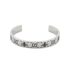 Gucci Signature Silver Bangle YBA728296001