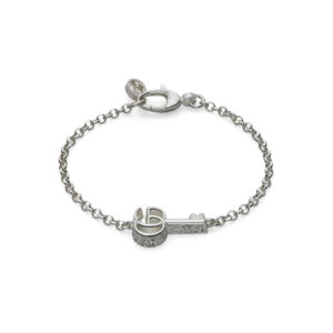 Gucci Silver GG Marmont Key Bracelet YBA632207002