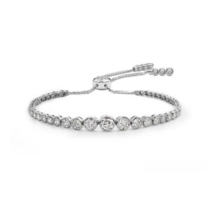 Carat Silver Quentin Bracelet CB925W-QUEN