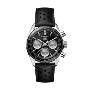 TAG Heuer Carrera Black Chronograph Black Strap CBS2210.FC6534