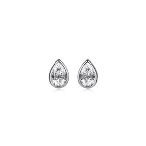 Carat Dani White Gold Plated Studs CE925W-DANU-W
