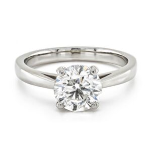 Platinum Brilliant Cut Solitaire Diamond Ring 2.00cts