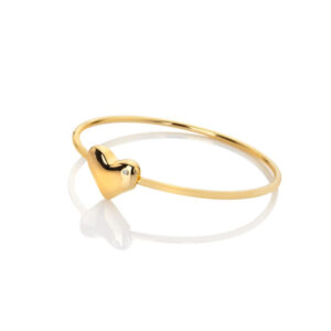 Hot Diamonds X Golden Edit Gold Plated Desire Bangle DC186