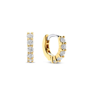 Ti Sento Gold Plated Mini Hoop Earrings 7955ZY