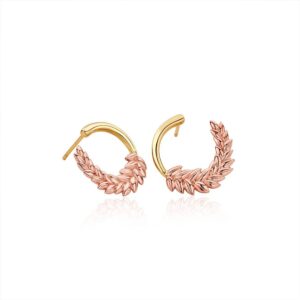 Clogau Lilibet 9ct Yellow and Rose Gold Earrings GQNM0330