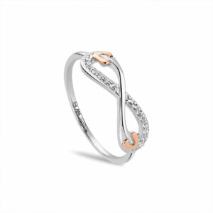 Clogau Tree of Life® Sterling Silver Infinity Ring with Topaz 3STOL0736