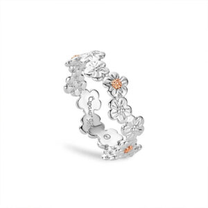 Clogau Nature's Wonder Sterling Silver Forget-Me-Not Ring 3SFMN0748