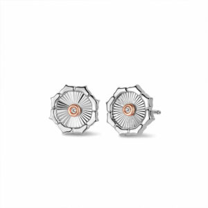 Clogau Nos Da Silver and Rose Stud Earrings 3SNDA0719