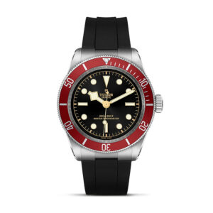 TUDOR Black Bay 41mm Red Bezel Rubber Strap M7941A1A0RU-0002