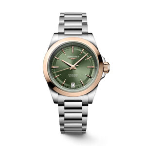LONGINES Conquest Steel and Rose Automatic 34mm Watch L3.430.5.02.6