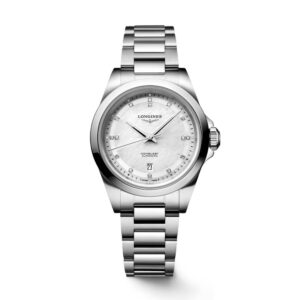 LONGINES Conquest 30mm Automatic MOP Diamond Dial L3.320.4.87.6