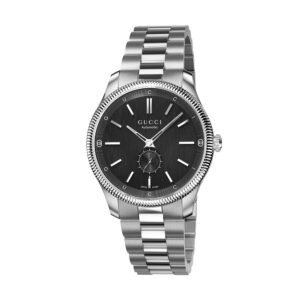 Gucci G-Timeless Steel Black Dial Automatic 40mm Watch YA126388
