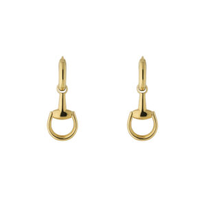 Gucci Horsebit 18ct Yellow Gold Earrings YBD79565600100U