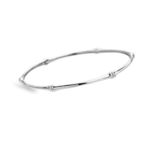 Hot Diamonds Bamboo Silver Bangle DC200
