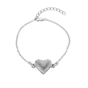Hot Diamonds Essence Silver Heart Bracelet DL696