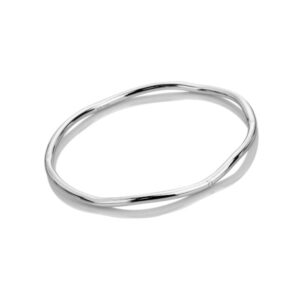 Hot Diamonds Silver Wave Bangle DC201