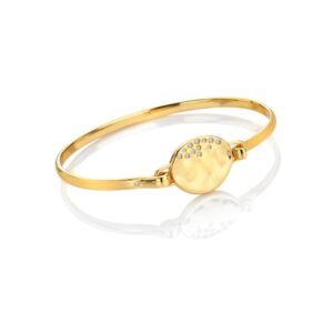 Hot Diamonds Illuminate Gold Plated Bangle DC213