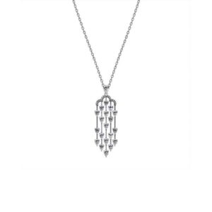 Carat Alba Silver Chandelier Drop Necklace CN925W-Alba