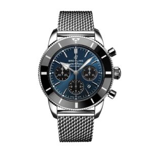 Breitling Superocean Heritage B01 Blue Chronograph Bracelet Watch AB0162121C1A1