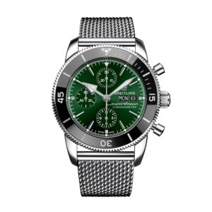 Breitling Superocean Heritage B01 Green Chronograph Bracelet Watch A13313121L1A1