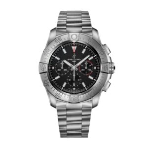 Breitling Super Avenger B01 Titanium Black Chronograph Bracelet Watch EB0148101B1E1